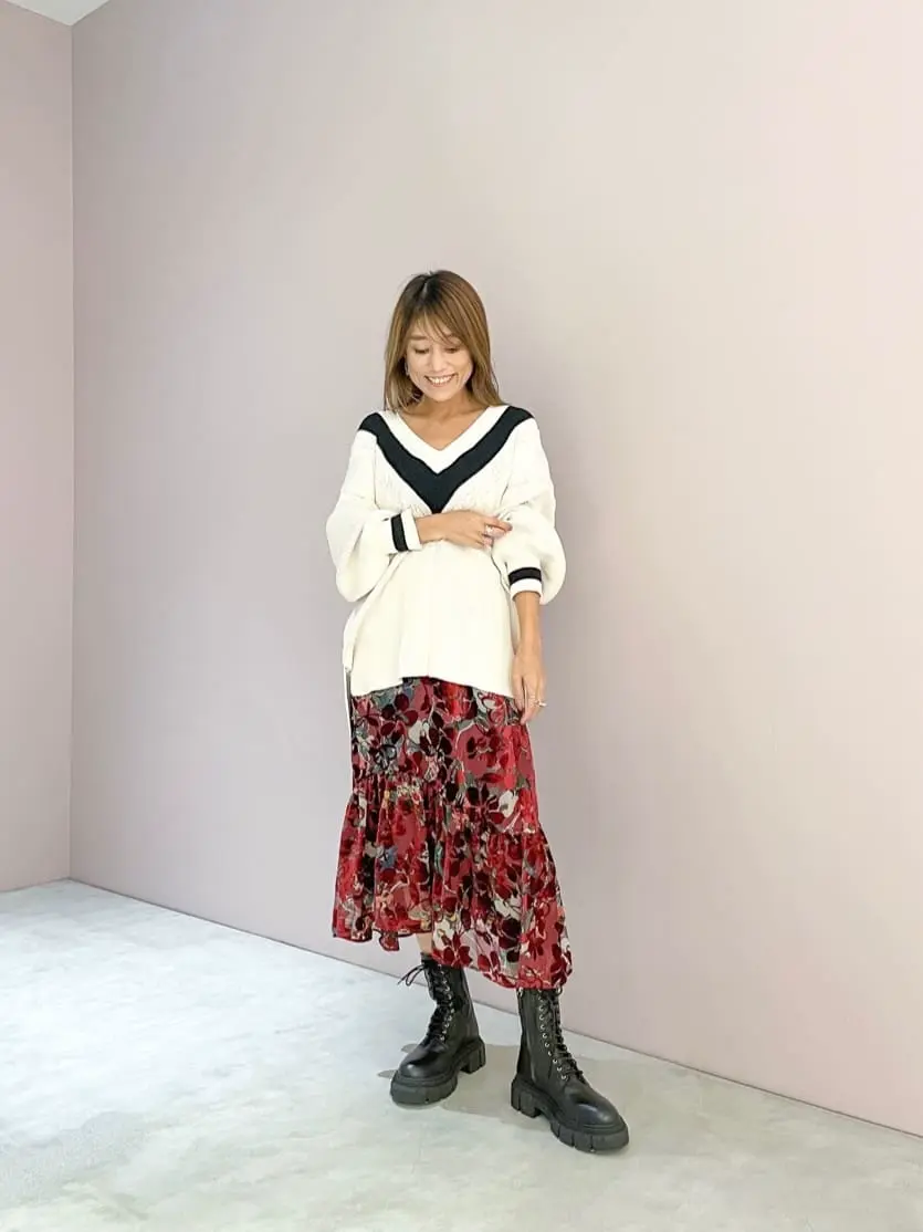 ORIGINATED IN GRACE CONTINENTAL yukimi yonee コーディネート画像