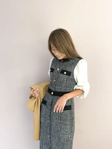 ORIGINATED IN GRACE CONTINENTAL yukimi yonee コーディネート画像