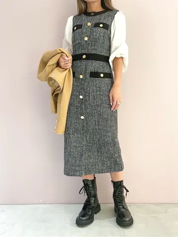 ORIGINATED IN GRACE CONTINENTAL yukimi yonee コーディネート画像