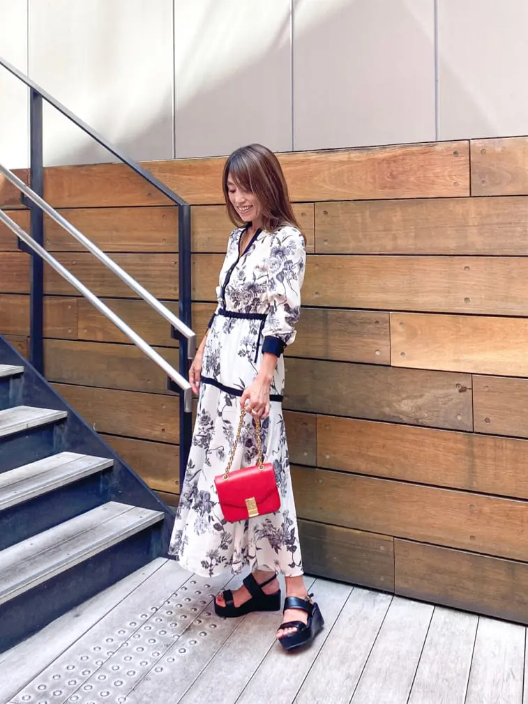 ORIGINATED IN GRACE CONTINENTAL yukimi yonee コーディネート画像