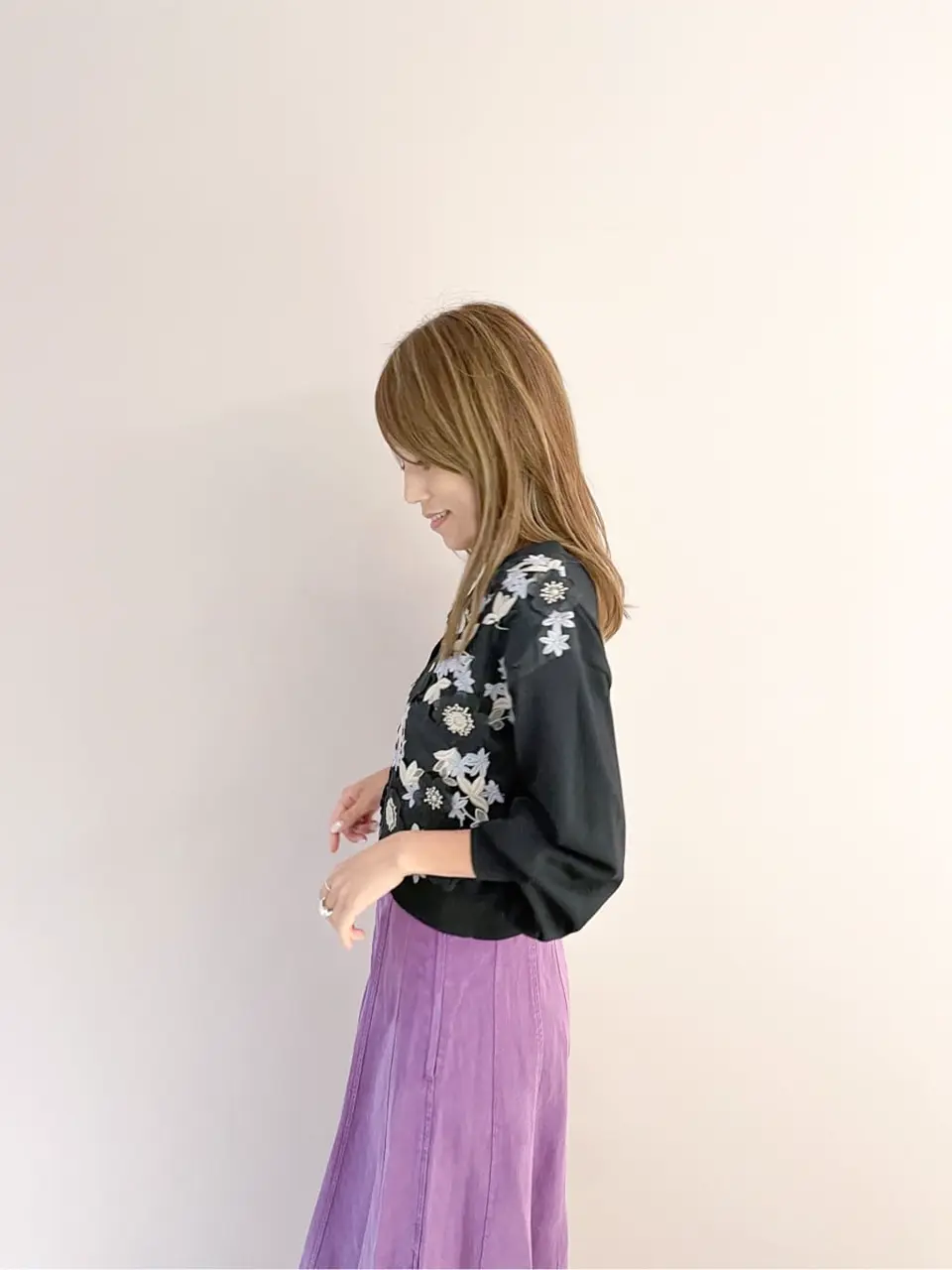 ORIGINATED IN GRACE CONTINENTAL yukimi yonee コーディネート画像