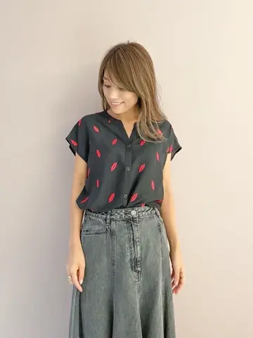 ORIGINATED IN GRACE CONTINENTAL yukimi yonee コーディネート画像