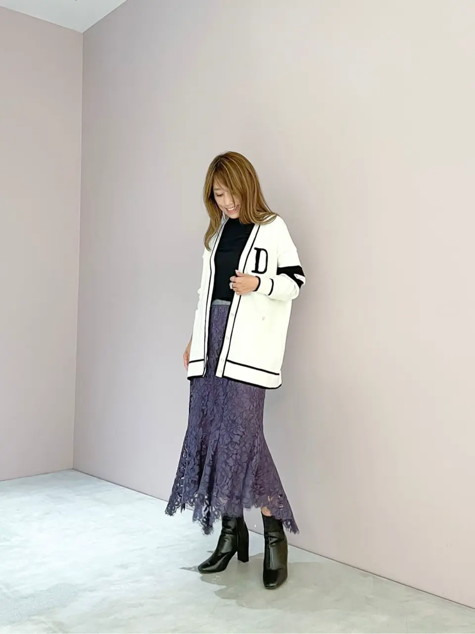 ORIGINATED IN GRACE CONTINENTAL yukimi yonee コーディネート画像