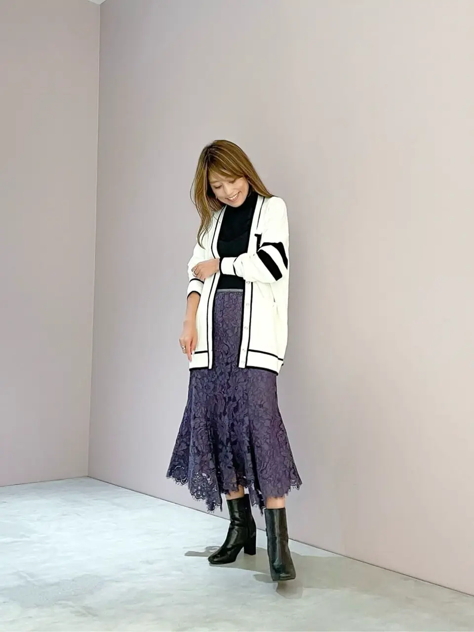 ORIGINATED IN GRACE CONTINENTAL yukimi yonee コーディネート画像