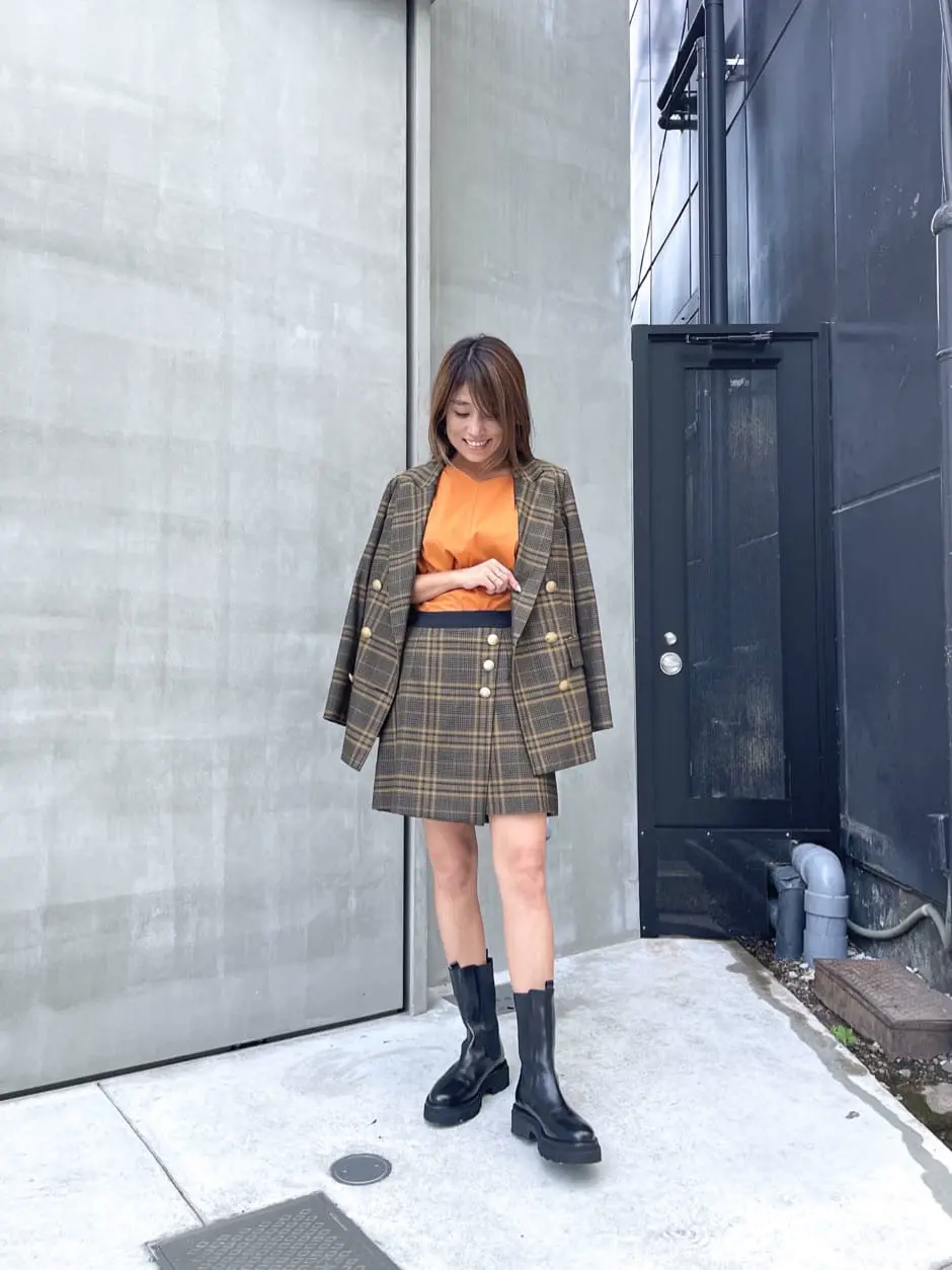 ORIGINATED IN GRACE CONTINENTAL yukimi yonee コーディネート画像