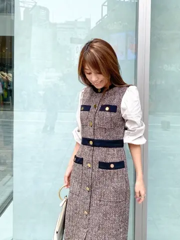 ORIGINATED IN GRACE CONTINENTAL yukimi yonee コーディネート画像