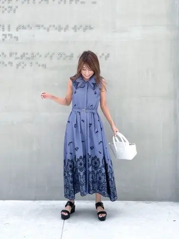 ORIGINATED IN GRACE CONTINENTAL yukimi yonee コーディネート画像