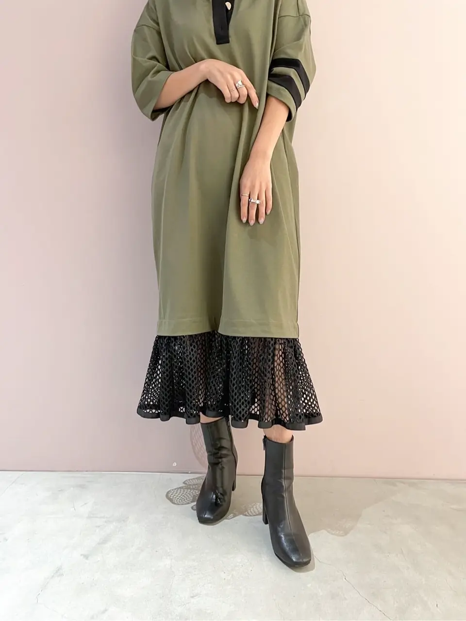 ORIGINATED IN GRACE CONTINENTAL yukimi yonee コーディネート画像