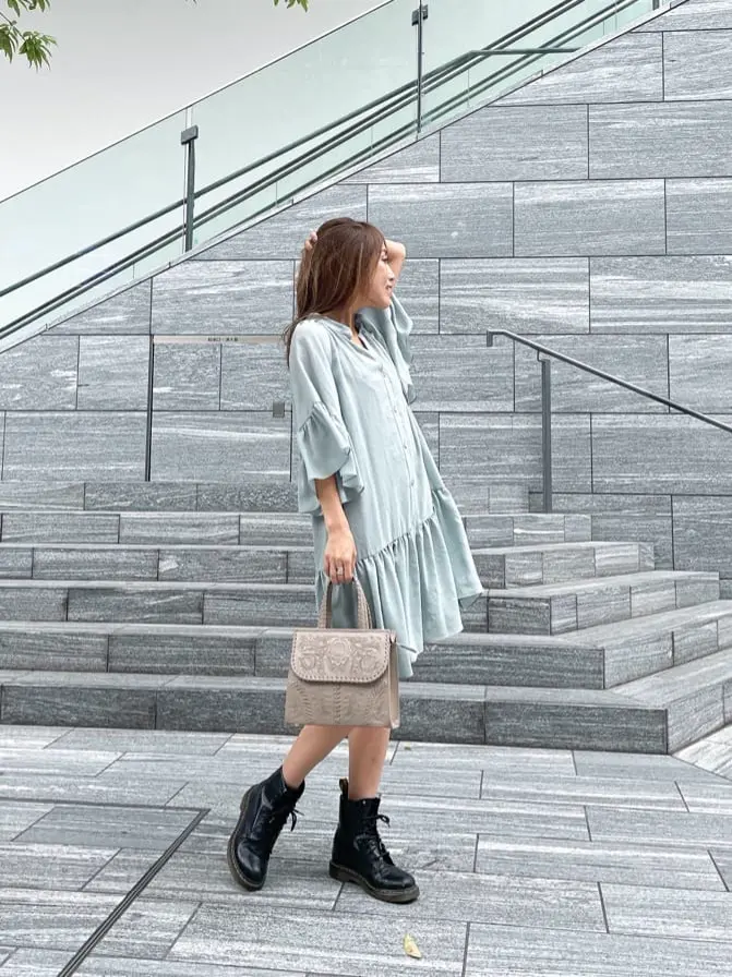 ORIGINATED IN GRACE CONTINENTAL yukimi yonee コーディネート画像