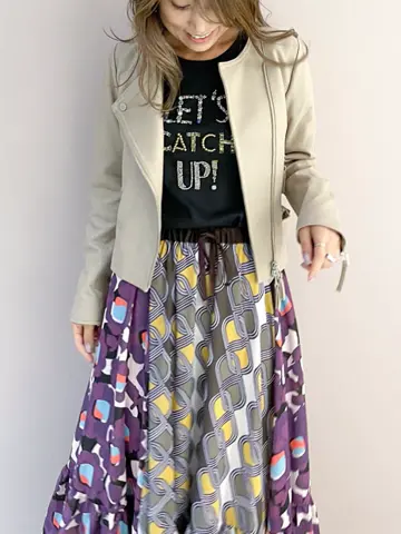 ORIGINATED IN GRACE CONTINENTAL yukimi yonee コーディネート画像