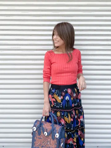 ORIGINATED IN GRACE CONTINENTAL yukimi yonee コーディネート画像