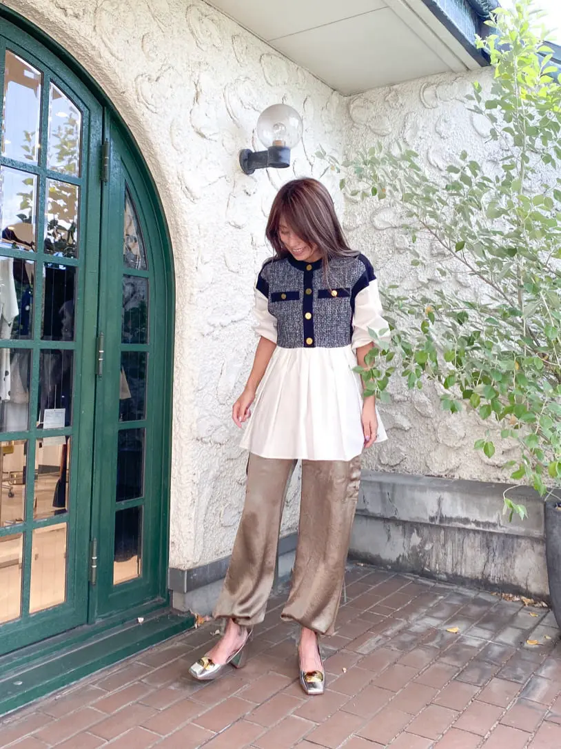 ORIGINATED IN GRACE CONTINENTAL yukimi yonee コーディネート画像