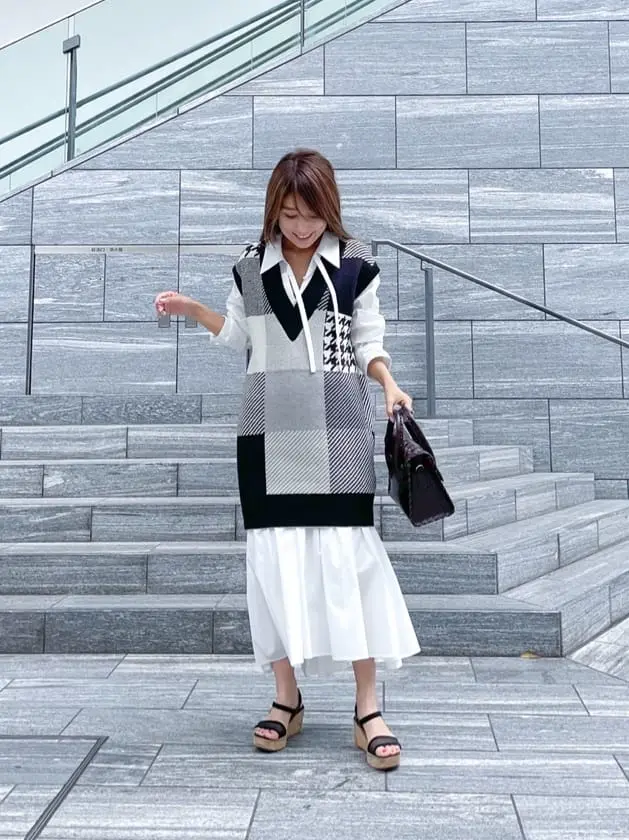 ORIGINATED IN GRACE CONTINENTAL yukimi yonee コーディネート画像