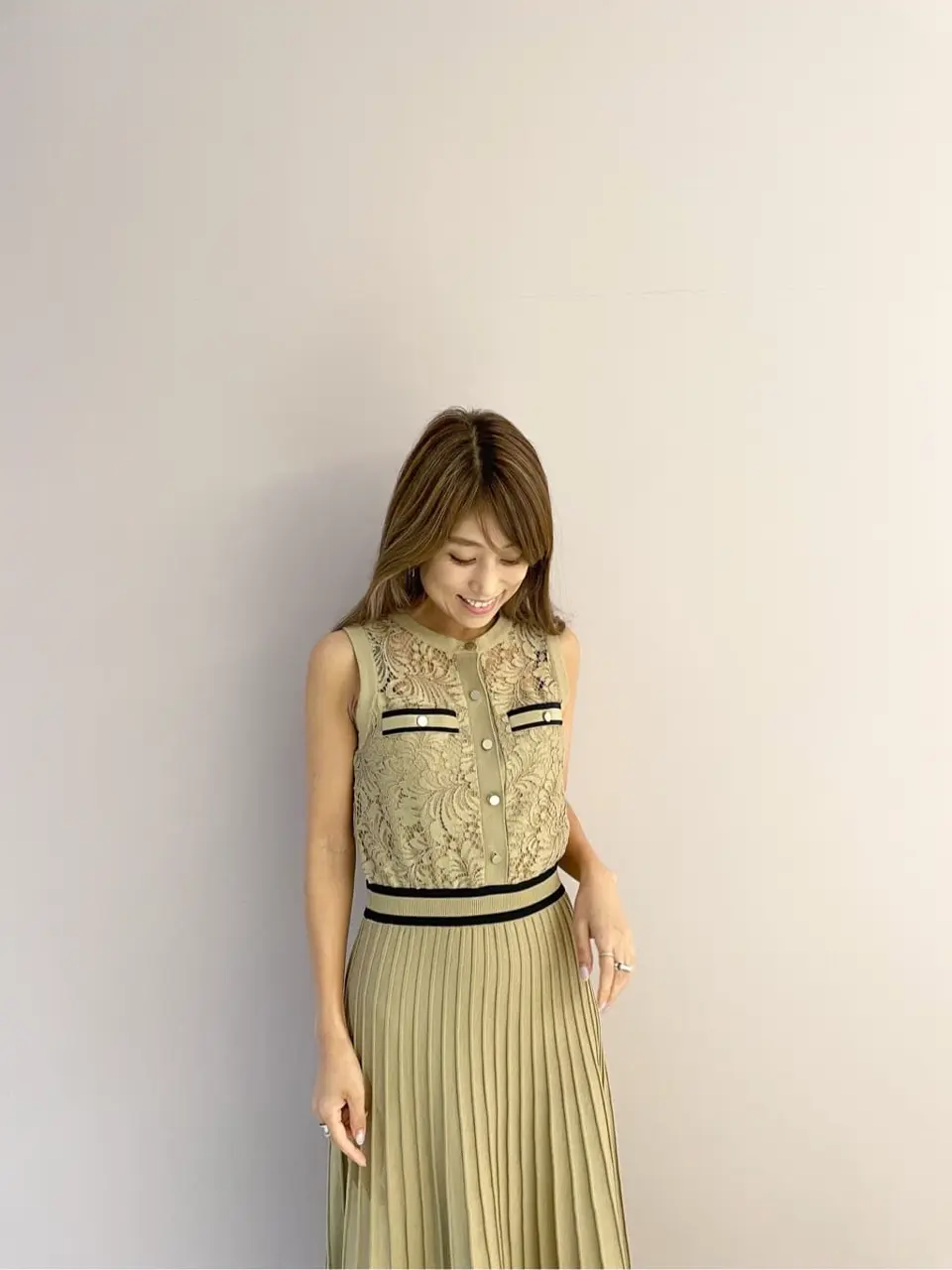 ORIGINATED IN GRACE CONTINENTAL yukimi yonee コーディネート画像