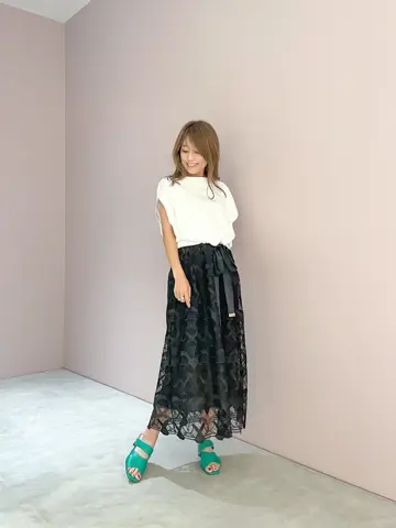 ORIGINATED IN GRACE CONTINENTAL yukimi yonee コーディネート画像