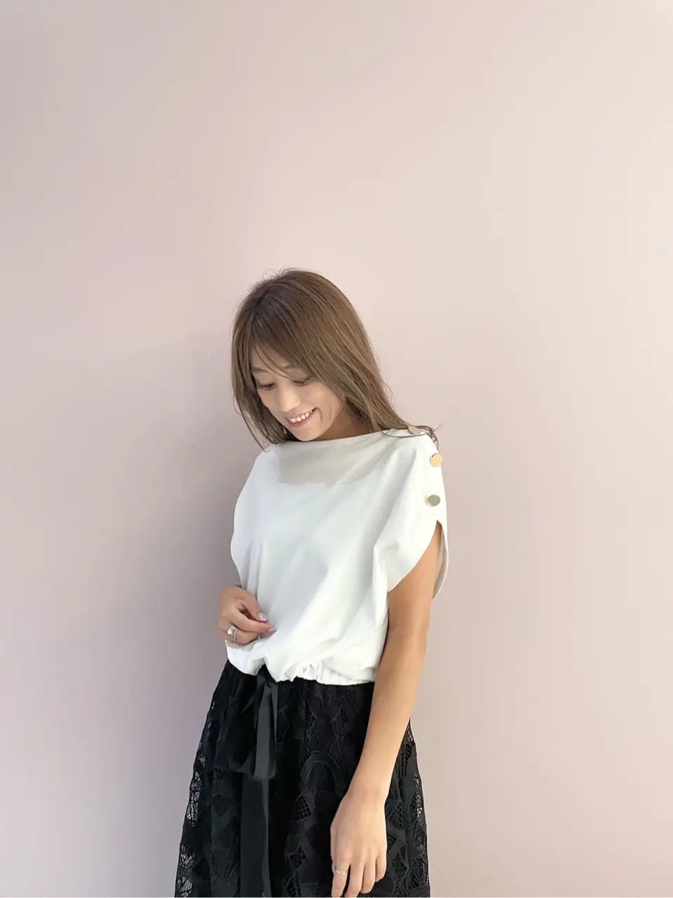 ORIGINATED IN GRACE CONTINENTAL yukimi yonee コーディネート画像