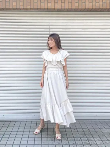 ORIGINATED IN GRACE CONTINENTAL yukimi yonee コーディネート画像