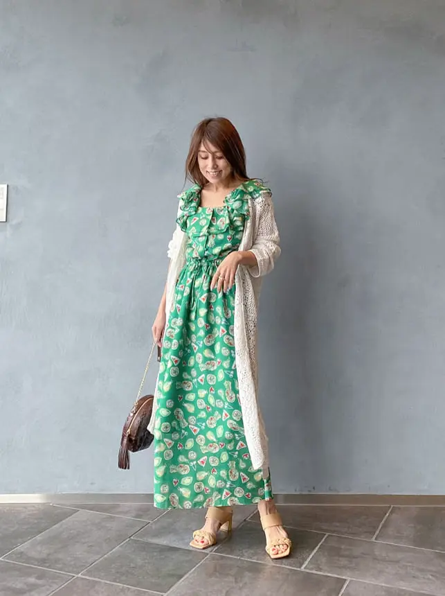 ORIGINATED IN GRACE CONTINENTAL yukimi yonee コーディネート画像