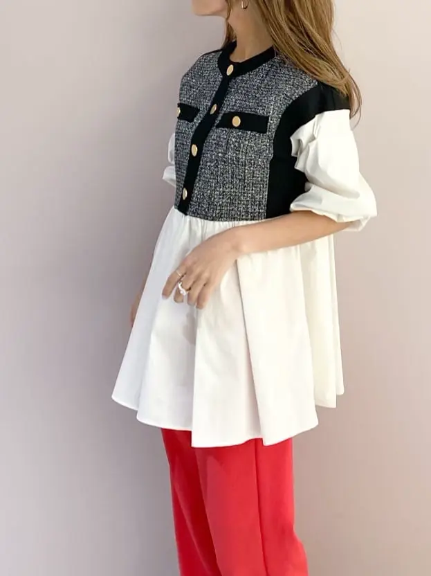 ORIGINATED IN GRACE CONTINENTAL yukimi yonee コーディネート画像