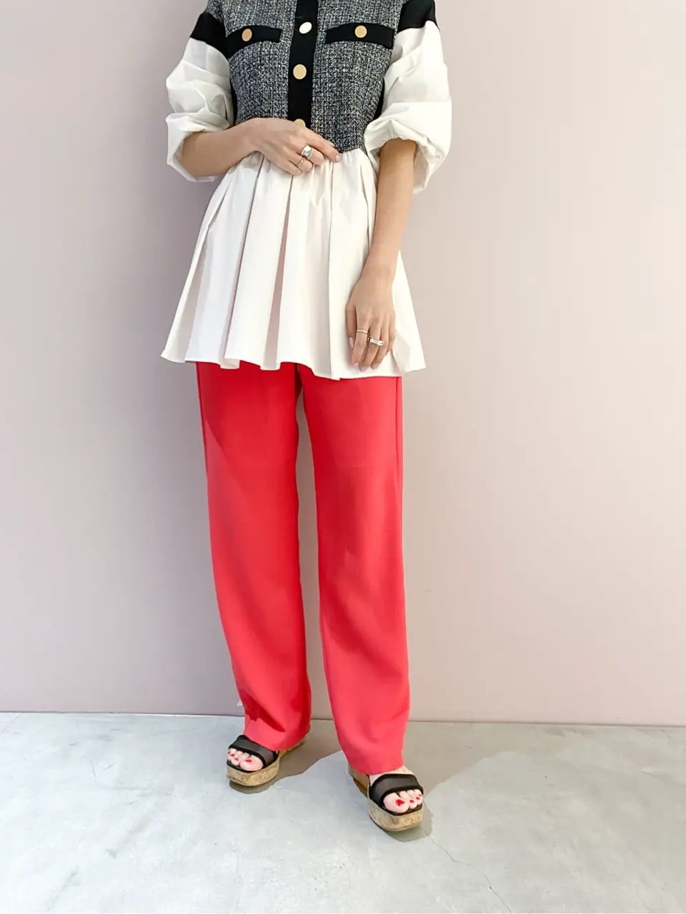 ORIGINATED IN GRACE CONTINENTAL yukimi yonee コーディネート画像