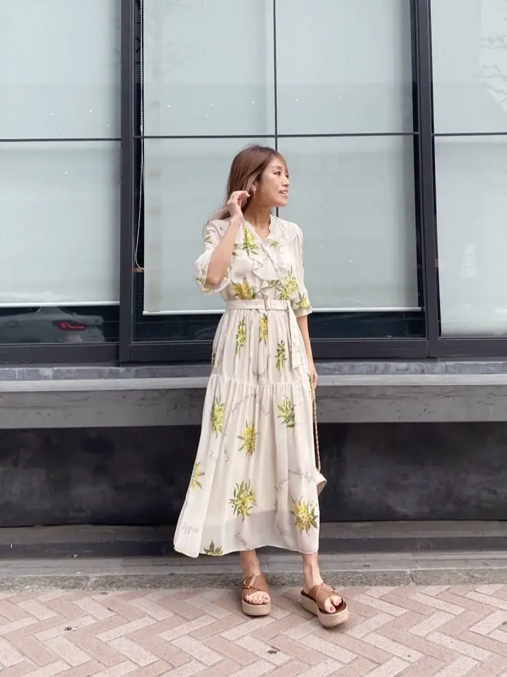 ORIGINATED IN GRACE CONTINENTAL yukimi yonee コーディネート画像