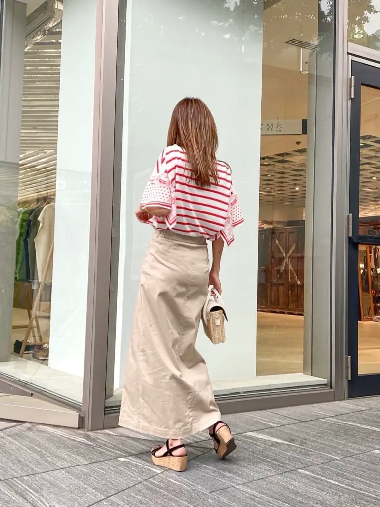 ORIGINATED IN GRACE CONTINENTAL yukimi yonee コーディネート画像