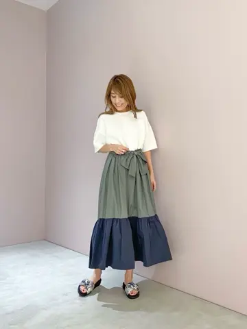 ORIGINATED IN GRACE CONTINENTAL yukimi yonee コーディネート画像