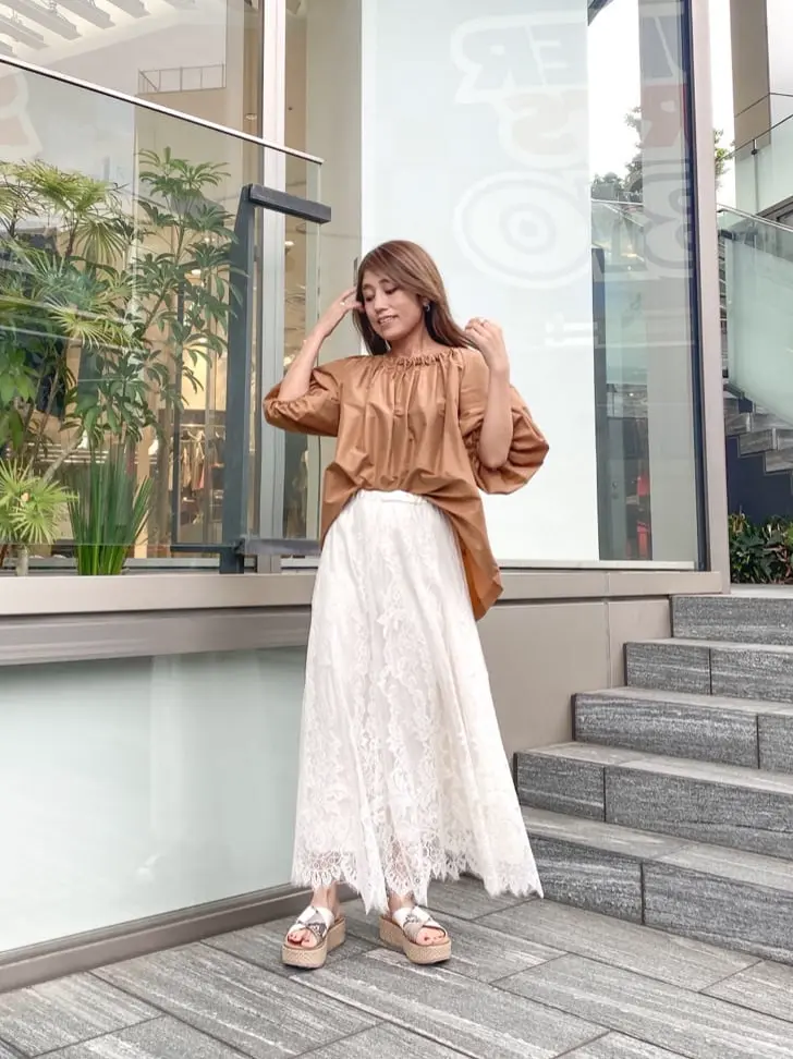 ORIGINATED IN GRACE CONTINENTAL yukimi yonee コーディネート画像