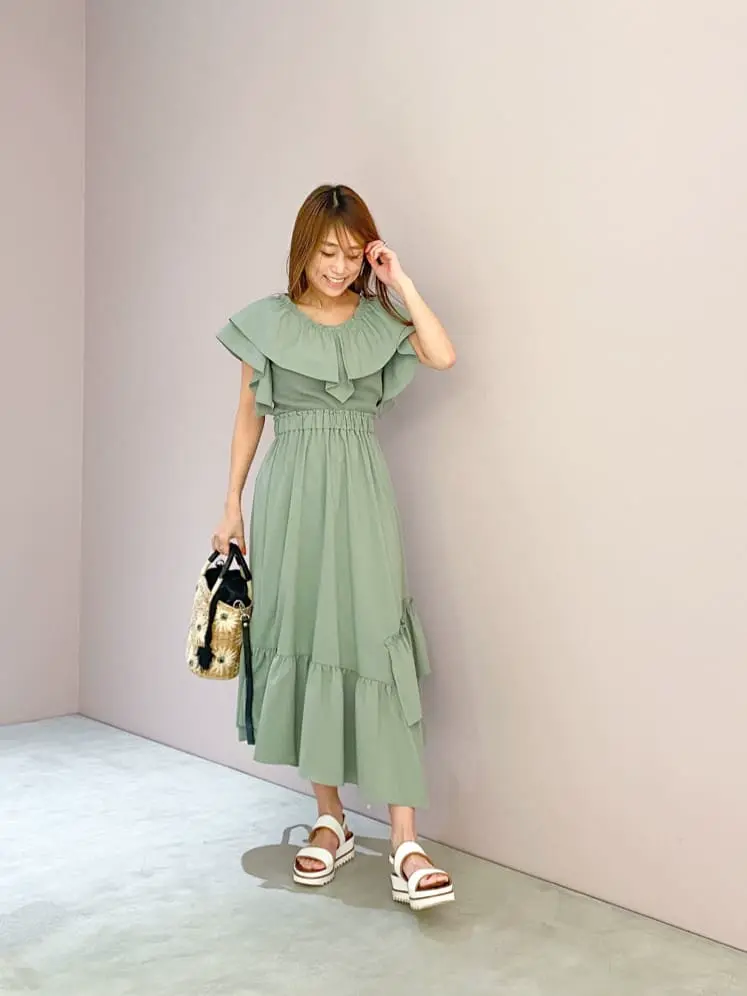 ORIGINATED IN GRACE CONTINENTAL yukimi yonee コーディネート画像