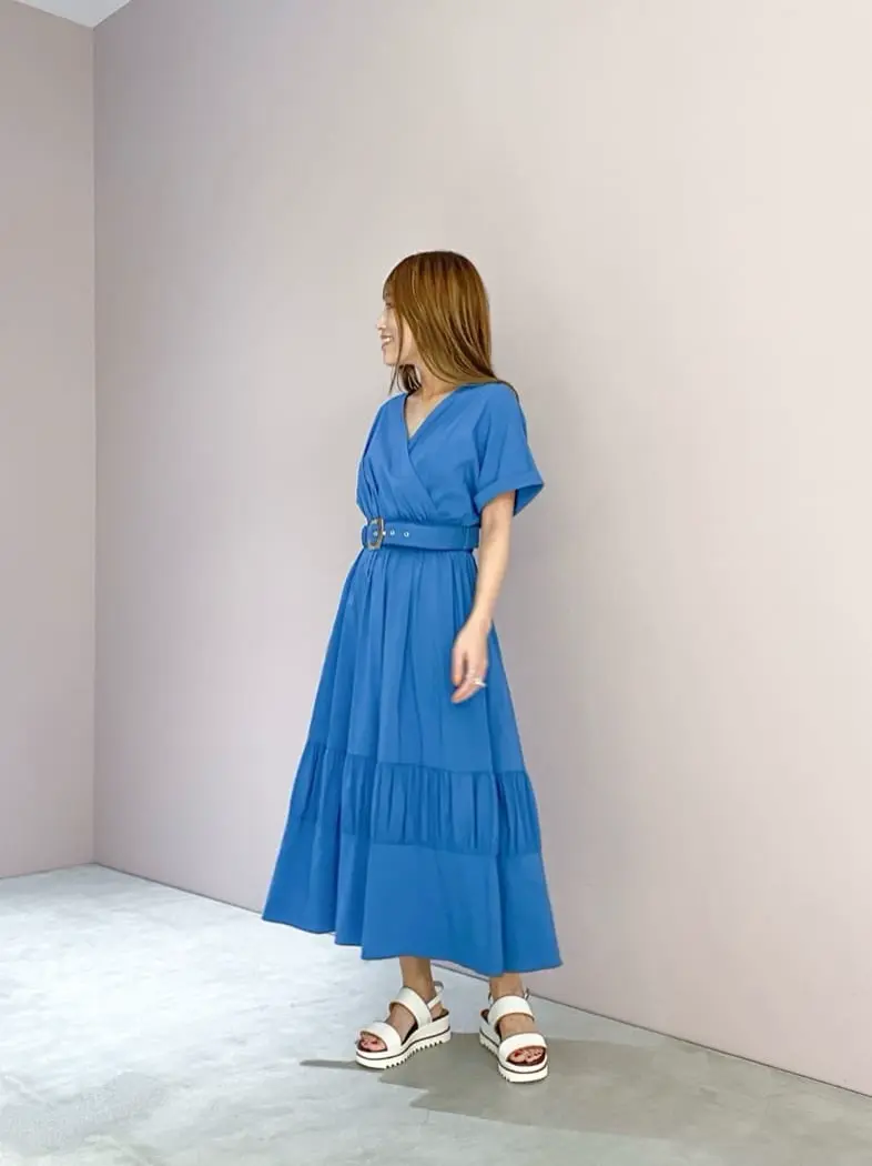 ベルテッドカシュクールワンピース / GRACE CONTINENTAL | GRACE
