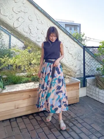 ORIGINATED IN GRACE CONTINENTAL yukimi yonee コーディネート画像