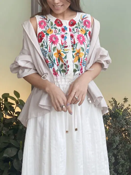 ORIGINATED IN GRACE CONTINENTAL yukimi yonee コーディネート画像