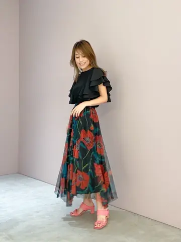 ORIGINATED IN GRACE CONTINENTAL yukimi yonee コーディネート画像