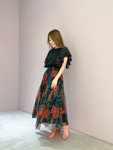 ORIGINATED IN GRACE CONTINENTAL yukimi yonee コーディネート画像