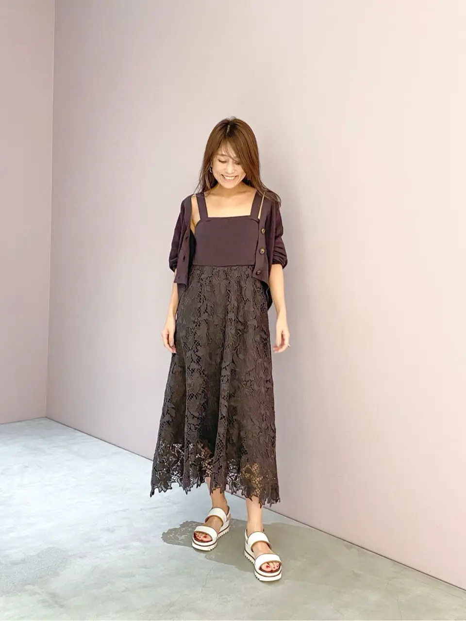 ORIGINATED IN GRACE CONTINENTAL yukimi yonee コーディネート画像