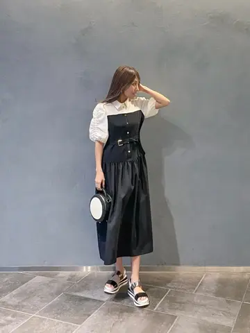 ORIGINATED IN GRACE CONTINENTAL yukimi yonee コーディネート画像