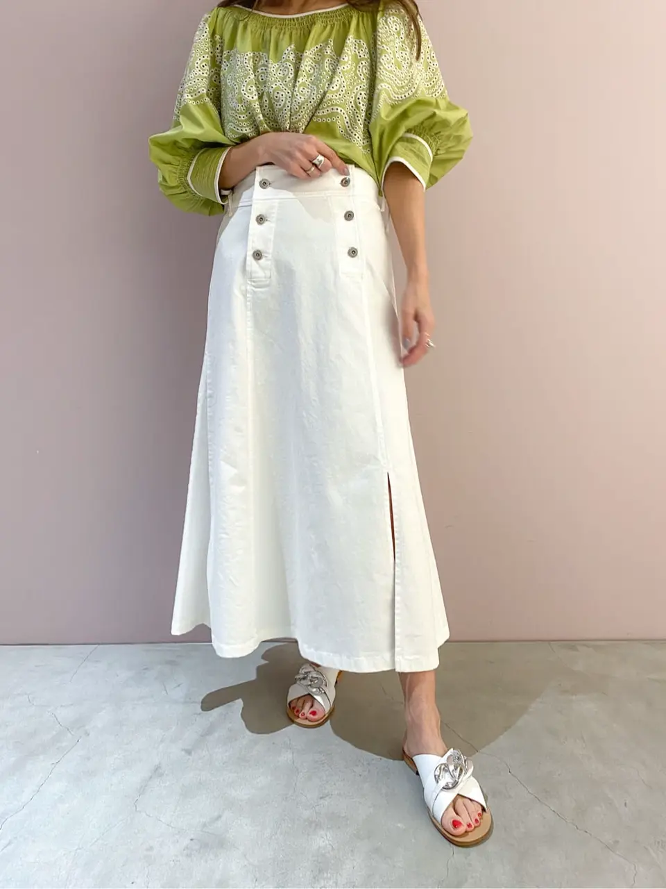 ORIGINATED IN GRACE CONTINENTAL yukimi yonee コーディネート画像