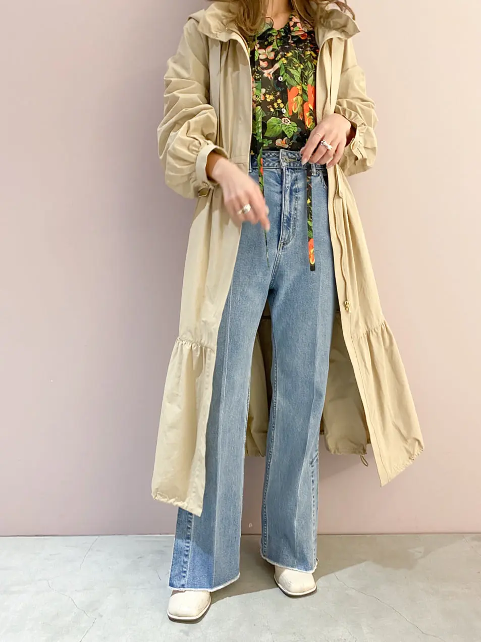 ORIGINATED IN GRACE CONTINENTAL yukimi yonee コーディネート画像