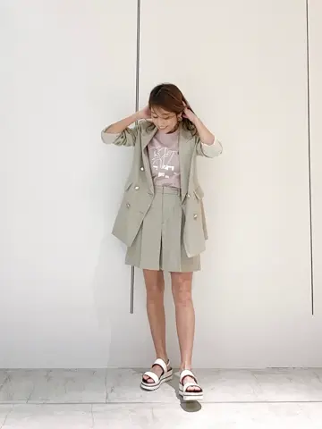 ORIGINATED IN GRACE CONTINENTAL yukimi yonee コーディネート画像