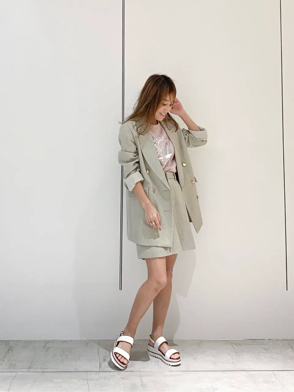 ORIGINATED IN GRACE CONTINENTAL yukimi yonee コーディネート画像