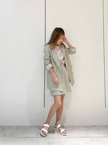 ORIGINATED IN GRACE CONTINENTAL yukimi yonee コーディネート画像