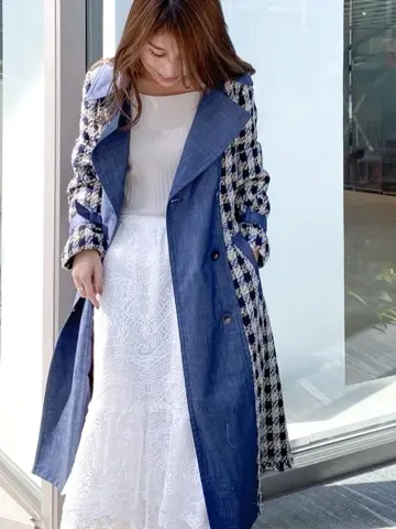 ORIGINATED IN GRACE CONTINENTAL yukimi yonee コーディネート画像