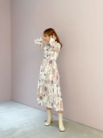 ORIGINATED IN GRACE CONTINENTAL yukimi yonee コーディネート画像