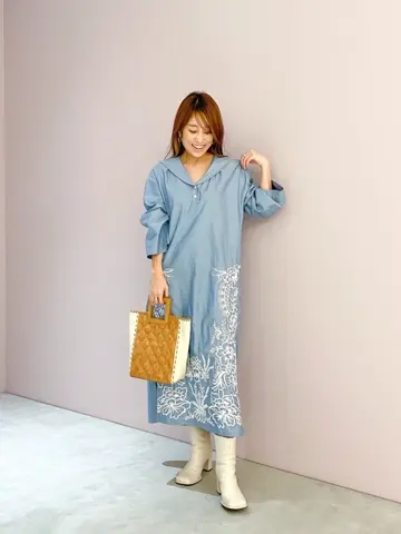 ORIGINATED IN GRACE CONTINENTAL yukimi yonee コーディネート画像