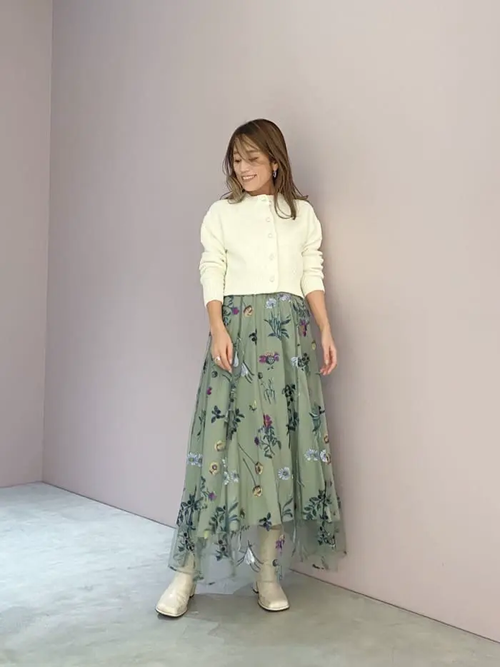 ORIGINATED IN GRACE CONTINENTAL yukimi yonee コーディネート画像