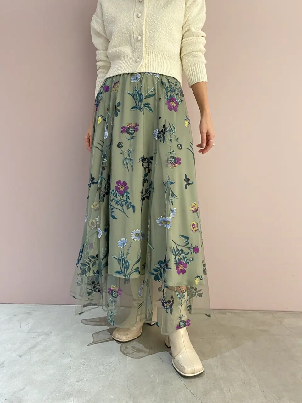 ORIGINATED IN GRACE CONTINENTAL yukimi yonee コーディネート画像