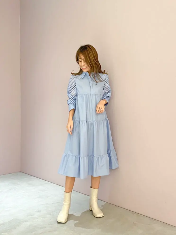 ORIGINATED IN GRACE CONTINENTAL yukimi yonee コーディネート画像