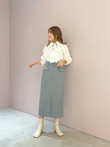 ORIGINATED IN GRACE CONTINENTAL yukimi yonee コーディネート画像