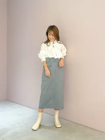 ORIGINATED IN GRACE CONTINENTAL yukimi yonee コーディネート画像