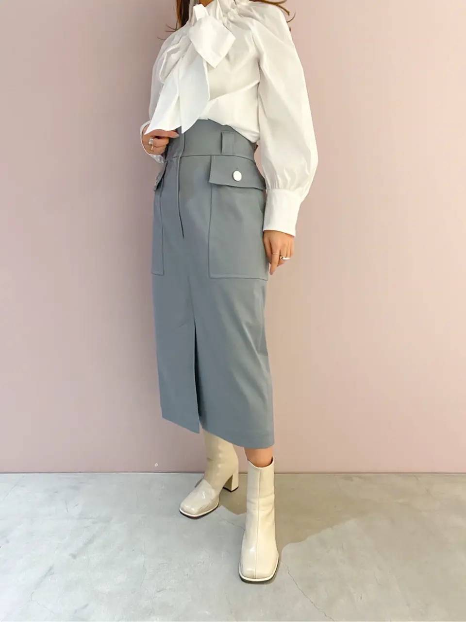 ORIGINATED IN GRACE CONTINENTAL yukimi yonee コーディネート画像